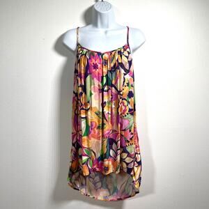 Boys Arrows Mini Dress Small Medium Floral Tropical Swim Cover Vacation Cruise